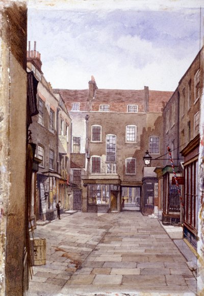 Bâtiments des vendeurs de cuir, London Wall, Londres, 1883 - John Crowther