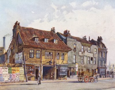 Londres perdu : Maisons du côté ouest de Church Street, Lambeth - John Crowther