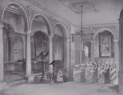 Londres perdu : Les maisons de charité de Lady Dacre, La Chapelle - John Crowther