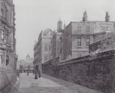Londres perdu : Passage dans Spring Gardens de Trafalgar Square au Mall - John Crowther