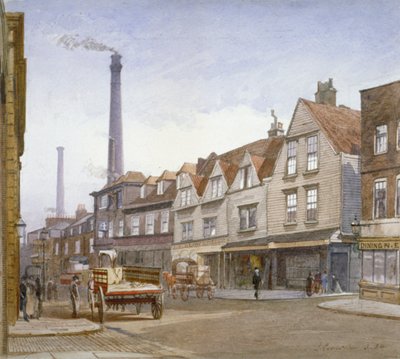Vue de Mint Street, Southwark, Londres, 1884 - John Crowther