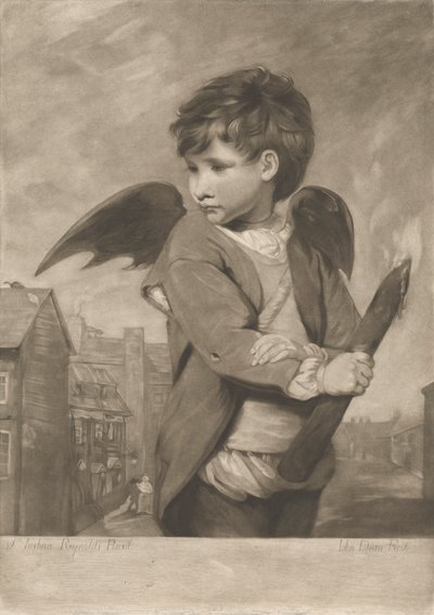 Cupidon en garçon de flambeau - John Dean