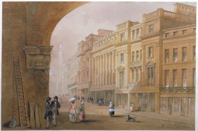 Vue de Grey Street, Newcastle upon Tyne - John Dobson