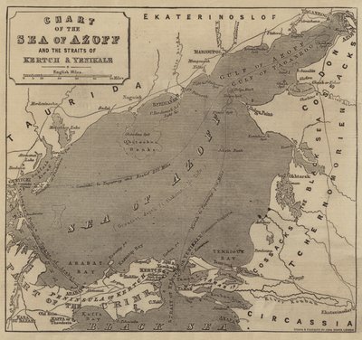 Carte de la mer d