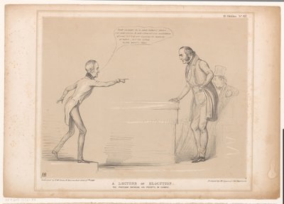 Caricature avec Roebuck et Lord Bentinck (HB Sketches) - John Doyle