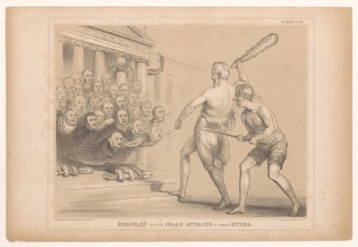 Caricature de Wellington en Hercule - John Doyle