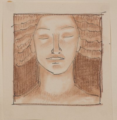 Sans titre [Visage masculin] - John Duncan