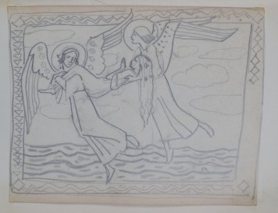 Sans titre [Étude pour Sainte Brigitte] - John Duncan