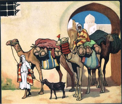 Caravane de chameaux, illustration de 