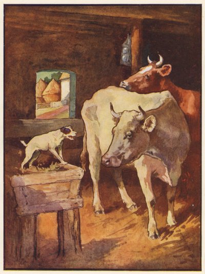 Le chien dans la mangeoire - John Edwin Noble