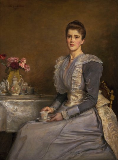 Portrait de Mme Joseph Chamberlain (1864-1957) - John Everett Millais