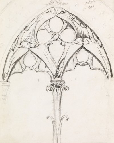 Étude pour un design de fenêtre - John Everett Millais