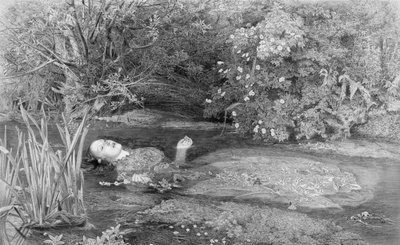 Ophelia, gravé par Alfred Smith (1810-fl.1870s) pub. par Henry Graves & Co., 1864 - John Everett after Millais