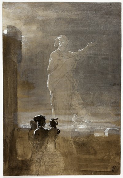 Hamlet et le fantôme de son père - John Faed