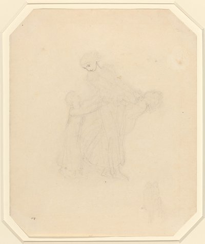 Adulte et Deux Enfants - John Flaxman