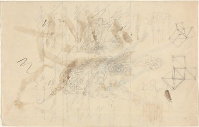 Anges descendant vers les filles des hommes, probablement vers 1821 (graphite) - John Flaxman