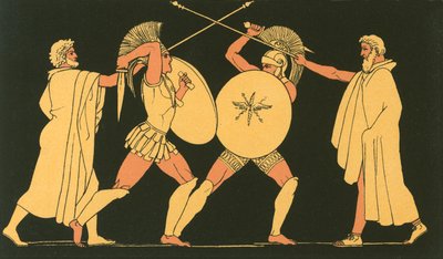 Hector et Ajax séparés par les hérauts - John Flaxman