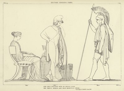 Hector réprimandant Paris - John Flaxman