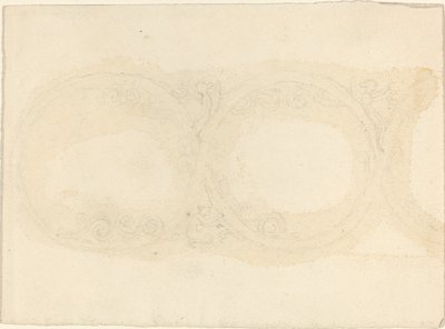 Bordure ornementale avec figures féminines ailées - John Flaxman