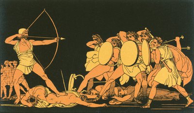 Ulysse tuant les prétendants - John Flaxman