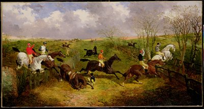Une course de steeple-chase - John Frederick Herring Jnr