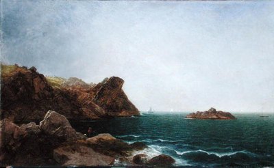 Rocher et rivage de Nahant - John Frederick Kensett