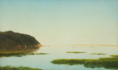 Vue de la rivière Shrewsbury, New Jersey - John Frederick Kensett