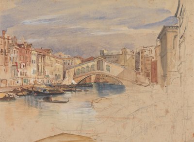 Venise : Le Grand Canal et le Rialto - John Frederick Lewis