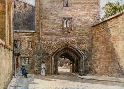 Porte de la Tour Sanglante, avec entrée de la Maison des Bijoux - John Fulleylove