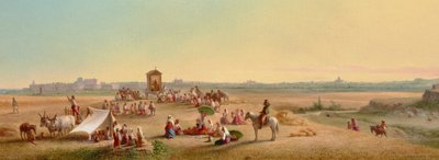 Service de messe sur la Campagna 1878 - John Gadsby Chapman