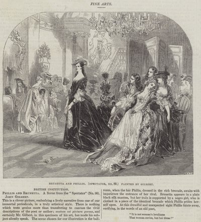 Brunetta et Phillis, Spectator, No 80 - John Gilbert
