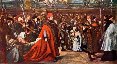 Le cardinal Wolsey se rendant à Westminster Hall - John Gilbert