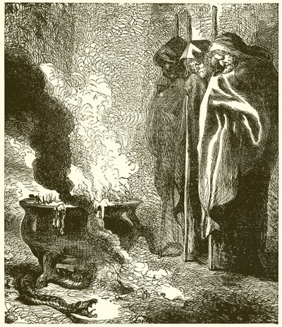 Macbeth : Les trois sorcières - John Gilbert