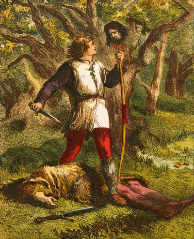Robin des Bois et Guy de Gisborne - John Gilbert