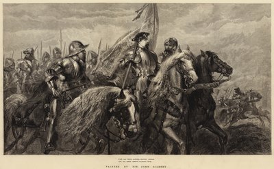 Avec toutes leurs bannières bravement déployées, et toutes leurs armures brillant haut - John Gilbert