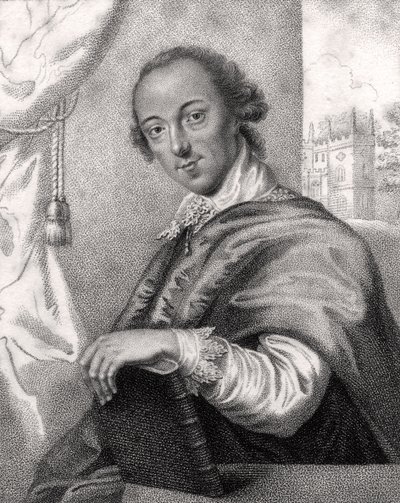 Horace Walpole, gravé par Bocquet, de 