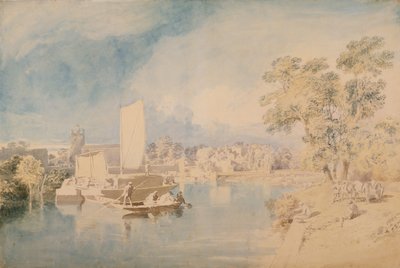 La Tamise à Isleworth, vers 1805-10 - John Glover
