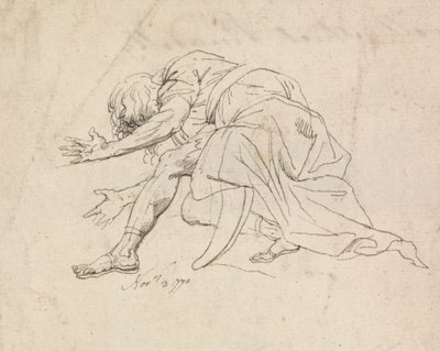 Un homme à genoux - John Hamilton Mortimer