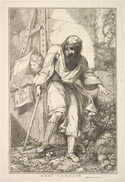 Gerard Lairesse des Quinze Eaux-fortes dédiées à Sir Joshua Reynolds, 8 décembre 1778 - John Hamilton Mortimer