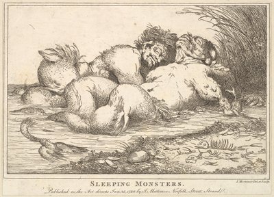 Monstres endormis - John Hamilton Mortimer