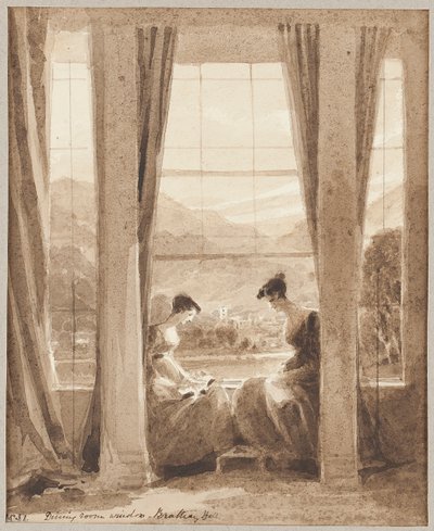 Fenêtres du salon, Brathay Hall - John Harden