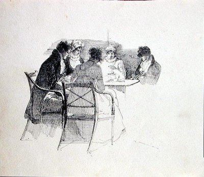 Groupe rassemblé autour d