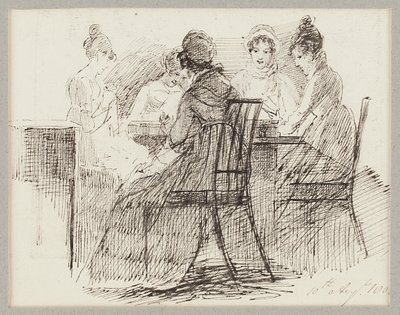 Groupe assis, 1808 - John Harden