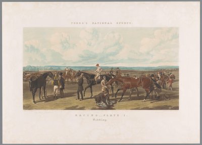 Les chevaux sont sellés pour la course - John Harris