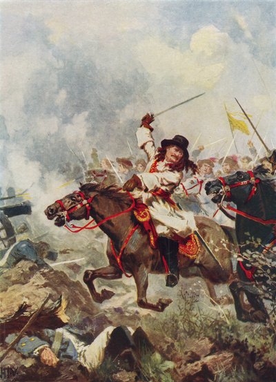 Frédéric-Guillaume, le Grand Électeur, à Fehrbellin - John Harris Valda