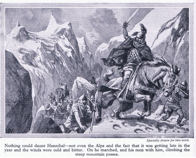 Comment Hannibal a traversé les Alpes, c.1950 - John Harris Valda