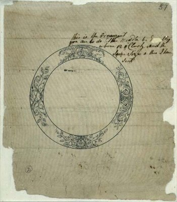 Ms 3972/3 Conception de cadran pour le 4ème chronomètre - John Harrison