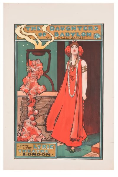 Les Filles de Babylone (affiche, ca. 1898) - John Hassall