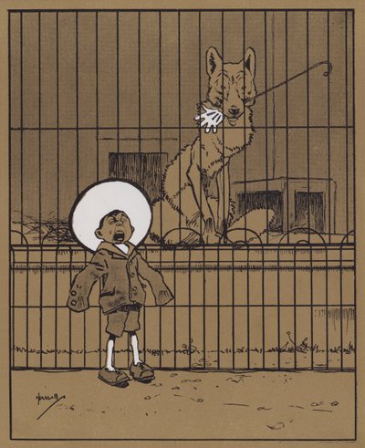 "Les visiteurs qui passent leurs mains à travers les grilles sont priés de s