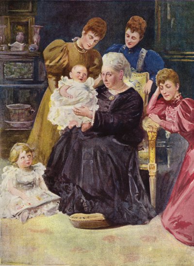 Personnage de la reine Victoria : Simplicité (lithographie en couleur) - John Henry Frederick (after) Bacon